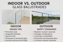 Indoor vs. Outdoor Glass Balustrades Design Tips & Safety Standards